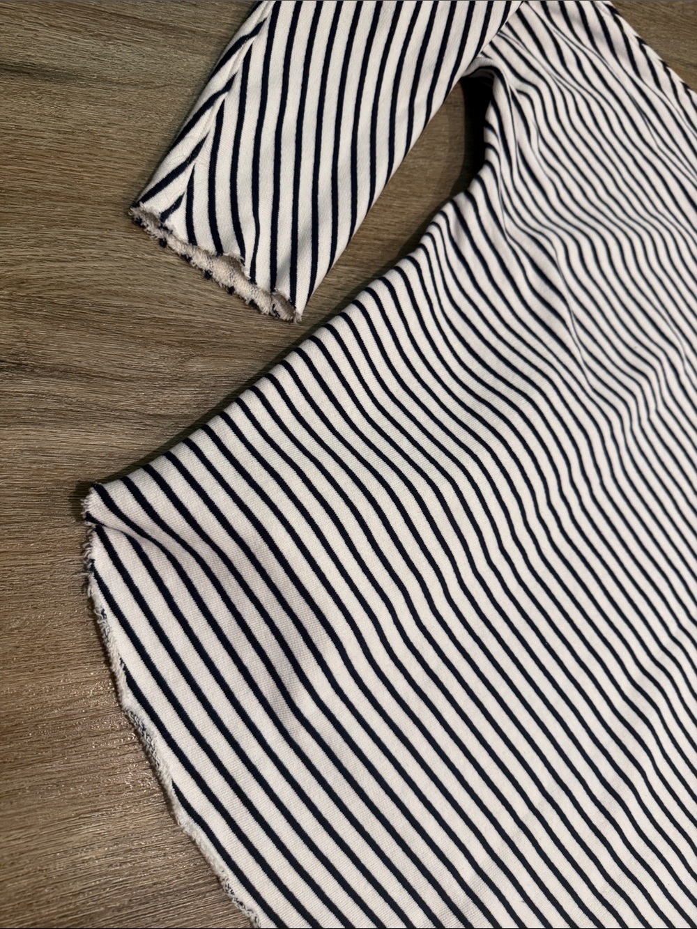 Frank & Eileen Navy and White Striped Roll Neck Long-Sleeve Pullover - Picture 10 of 11